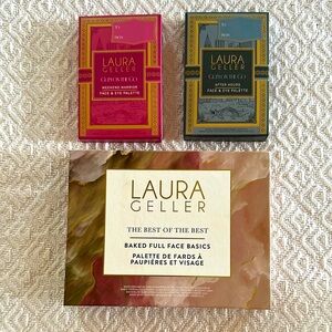 Laura Geller Makeup Set, Full Face Basics and Two Face & Eye Pallets